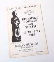 Kinesiskt porslin och textil. Jubileumsutställning Klub Ming Tz´u, 5 år