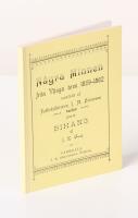 Några minnen från Vänga åren 1859-1862 samlade af folkskolläraren J. A. Svensson Sandsjö. Jämte bihang af J. K. C-n.