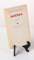 Agenda. Dagbok 13.6 1913-12.6 1914. Utgiven och kommenterad av Sven Lindqvist. Namnteckning.
