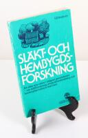 Sl&auml;kt- och hembygdsforskning