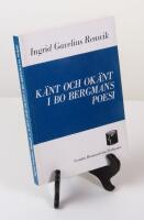 K&auml;nt och ok&auml;nt i Bo Bergmans poesi 