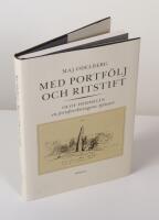 Med portf&ouml;lj och ritstift. Olof Hermelin en fornfoskningens tj&auml;nare