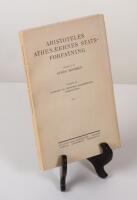 Athen&aelig;ernes statsforfatning oversat av Georg Mondrup