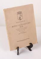 Minnesblad fr&aring;n M&ouml;te i Eskilstuna. 13/8 1921. Av forna l&auml;rljungar vid Eskilstuna l&auml;roverk &aring;ren 1875-1881 samlade av Carl Lundstr&ouml;m