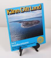 Svenska ortnamn. K&auml;nn ditt land. Svenska turistf&ouml;reningens orienteringsserie om svensk natur och kultur