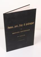 Person-, post-, fång- & packvagnar vid Sveriges statsbanor den 1 januari 1890