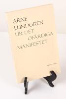 Ur det of&auml;rdiga manifestet