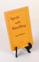 Spr&aring;k och handling
