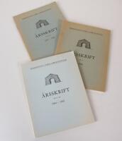 &Aring;rsskrift nr 17-18, 1964-1965. nr 19, 1966. nr 20-21 1967-68. F&ouml;reningen gamla Christianstad