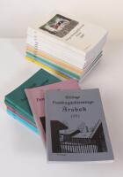 G&ouml;inge hembygdsf&ouml;renings &aring;rsbok, 1985. 1986. 1987. 1988. 1989 (2 ex). 1990. 1991. 1992. 1993. 1994. 1995. 1996. 1999. 2000. 2001. 2002. 2003. 2004. 2007
