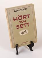 H&ouml;rt och sett