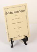 N:o 15 Kongl. Elfsborgs regemente 1893. Minne fr&aring;n Fristadhed. Inneh&aring;llande personalf&ouml;rteckningar m.m.