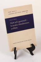 Nytt och gammalt i svenska akademiens ordlista