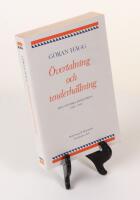 &Ouml;vertalning och underh&aring;llning. Den svenska ess&auml;istiken 1890-1930