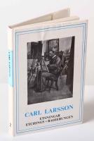 Carl Larsson. Etsningar - Bokillustrationer. Etchings - Book Illustrations. Radierungen - Buchillustrationen 