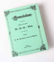 Hemskolan. F&ouml;rsta kursen. A.B.C.-Bok. Utgifwen af A.W. Hedenschoug och L.J. Peterson. Chicago, Engberg & Holmberg, 1876.