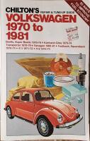 Chilton's Repair and Tune Up Guide, Volkswagen 1970 to 1981 