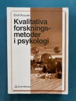 Kvalitativa forskningsmetoder i psykologi