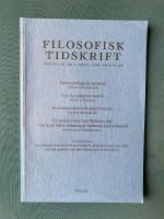 Filosofisk Tidskrift, &aring;rg&aring;ng 39, nr 2, april 2018