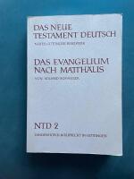 Das Evangelium nach Matth&auml;us