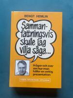 Sammanfattningsvis skulle jag vilja s&auml;ga : fr&aring;gor och svar om hur man h&aring;ller en vettig presentation