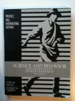 Science and Behavior - An Introduction to Methods of Research