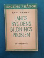 Landsbygdens bildningsproblem