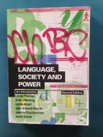 Language, society and power : an introduction 