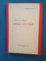 Spr&aring;k och fred