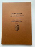 Handlingar ang&aring;ende Villands h&auml;rad XXXVIII
