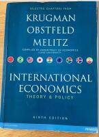 International economics : theory & policy