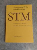 Svensk Tidskrift f&ouml;r Musikforskning