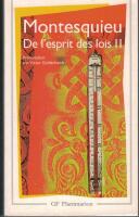 De l'esprit des lois II