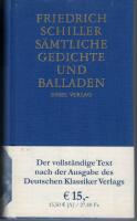 S&auml;mtliche Gedichte und Balladen