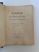 Kokbok f&ouml;r skola och hem, F&Ouml;DAN, HEMMET, EKONOMIN