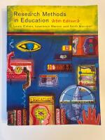 Research Methods Educ - Ed5