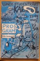 Lunds studentk&aring;rs karneval 13-14 maj 1950 - Program enl. Kungl. T&aring;gordningen
