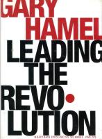 Leading the revolution