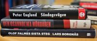 True crime bokpaket (Olof Palmes sista steg, Söndagsvägen, Den osannolika mördaren: hela berättelsen om Skandiamannen)