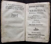 Lefwernes-Beskrifning om Christina, Drotning i Swerige;  J&auml;mte bifogade anm&auml;rkningar. F&ouml;rsta - Fjerde delen. 