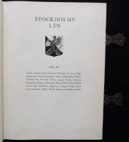 Sveriges bebyggelse. Statistisk-topografisk beskrivning &ouml;ver Sveriges st&auml;der och landsbygd. Landsbygden. Stockholms l&auml;n. Del III. 