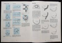 Mormorsbroderier. Vitt p&aring; vitt. Allmoges&ouml;m. Korsstygn. Fria broderier. 