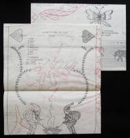 Mormorsbroderier. Vitt p&aring; vitt. Allmoges&ouml;m. Korsstygn. Fria broderier. 