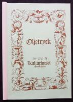 Oljetryck. 7/9-17/10 -78. Kulturhuset Stockholm