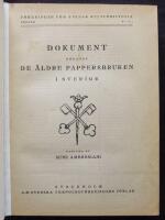 Dokument r&ouml;rande de &auml;ldre pappersbruken i Sverige. 