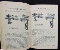 Katalog och Prislista &ouml;fver Maskiner och Werktyg f&ouml;r Urmakare fr&aring;n H. Sackmann Stockholm. Engros-Lager af alla sorters Ur, Urfurnityrer, opt Artiklar. General-Agent f&ouml;r Gustav Becker v&auml;lk&auml;nda Regulatorer. 