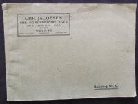 Chr. Jacobsen Odense Uhre, Optik, Bijouterie en gros. Katalog Nr. V.