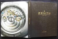 Zenith. Swiss watch manufacture since 1865. Collection V. 