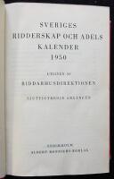 Sveriges Ridderskaps och Adels Kalender 1950