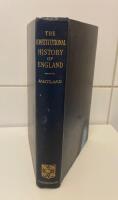 THE CONSTITUTIONAL HISTORY OF ENGLAND